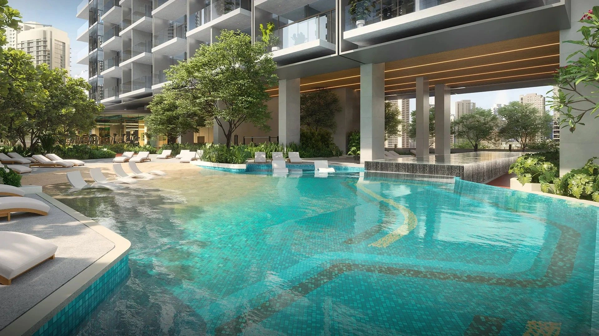 Luxurious complex in heart of emirate Dubai