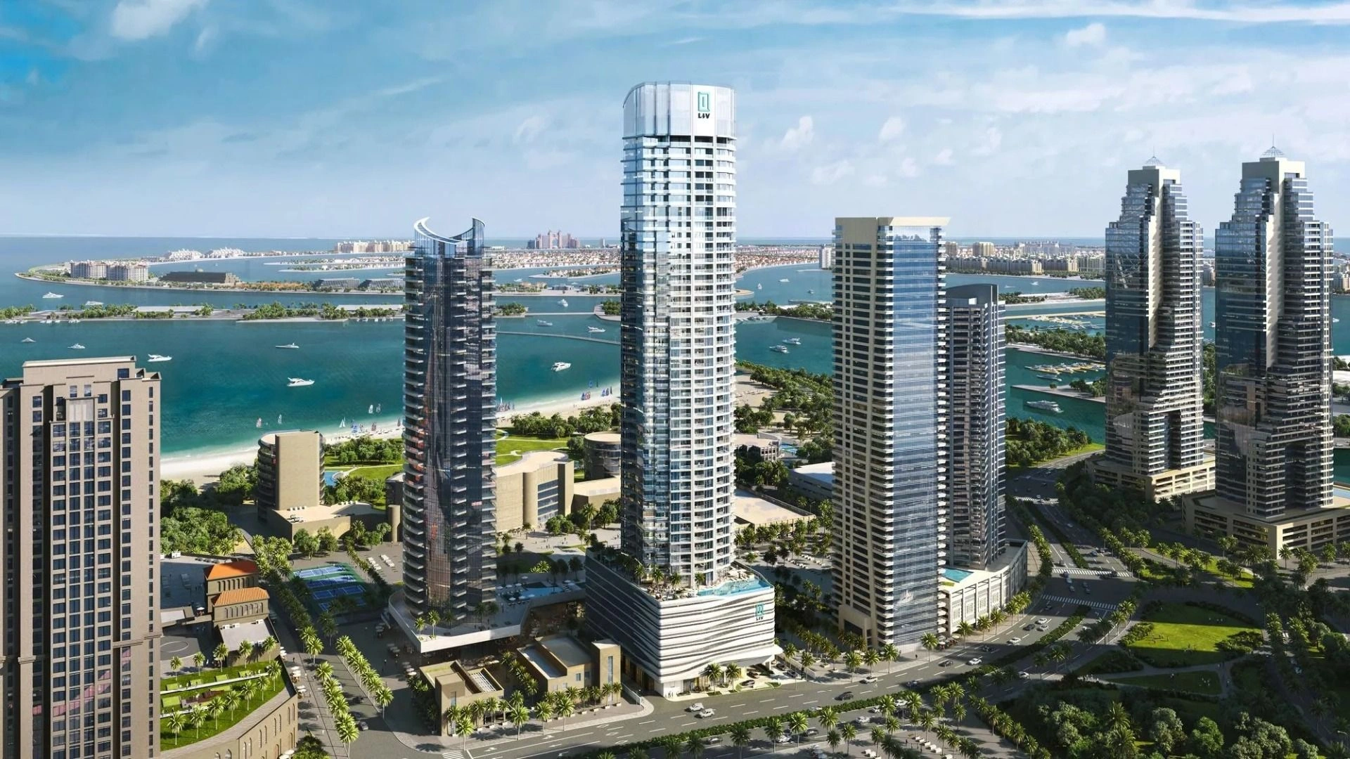 Upscale 47-storey residential project in Dubai