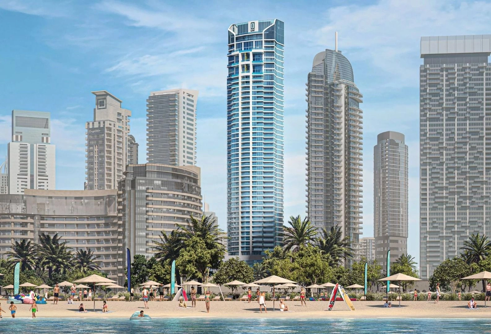 Upscale 47-storey residential project in Dubai