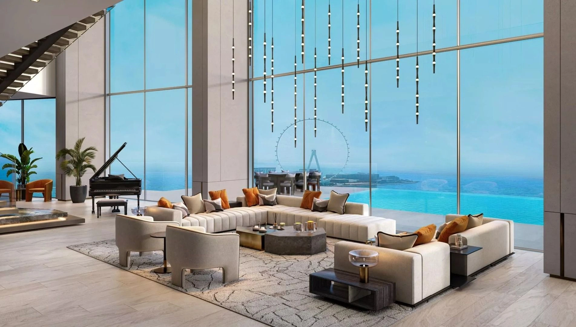 Upscale 47-storey residential project in Dubai