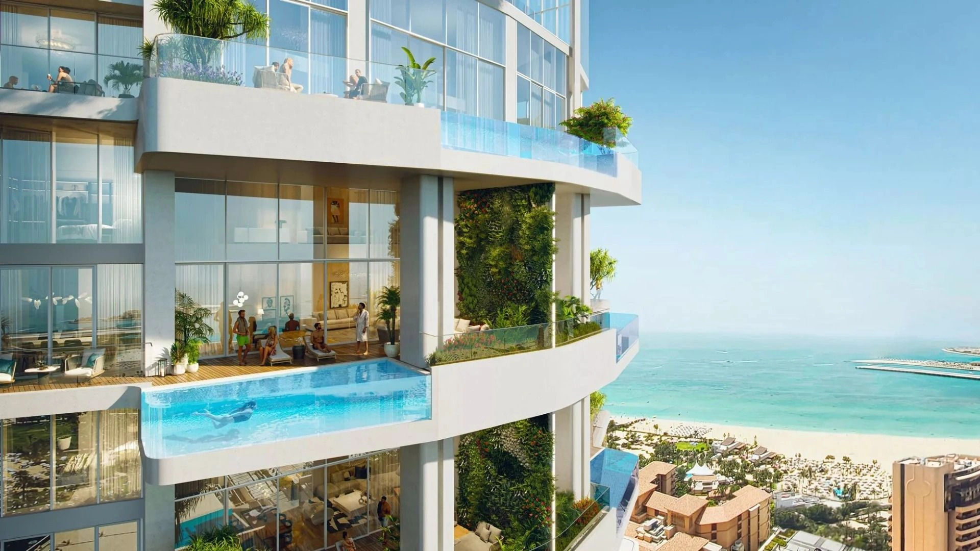 Upscale 47-storey residential project in Dubai
