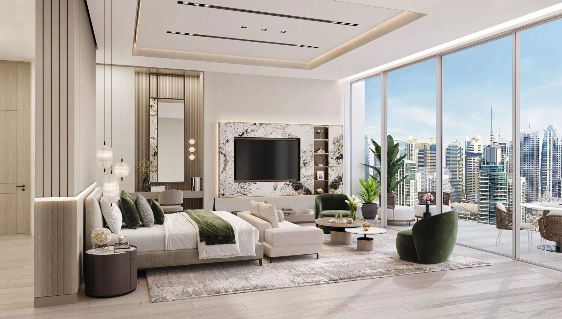 Upscale 47-storey residential project in Dubai
