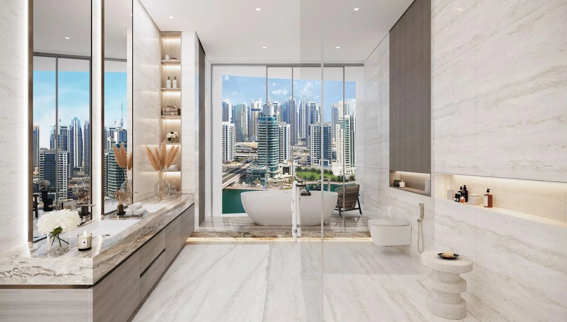Upscale 47-storey residential project in Dubai