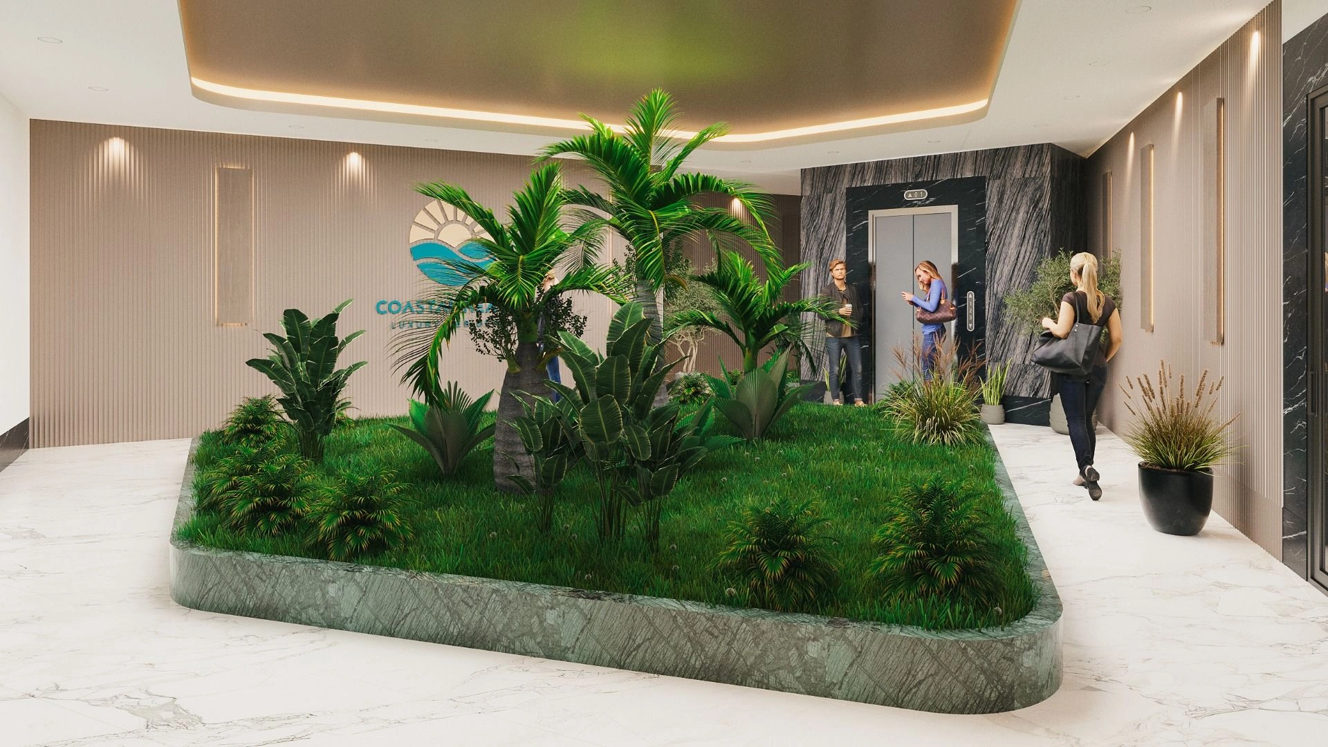 Complejo residencial de élite en la costa oeste