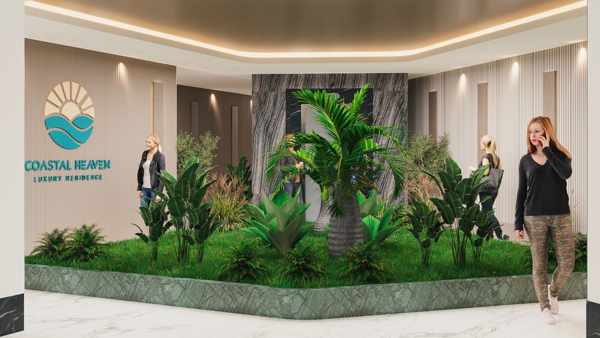 Complejo residencial de élite en la costa oeste