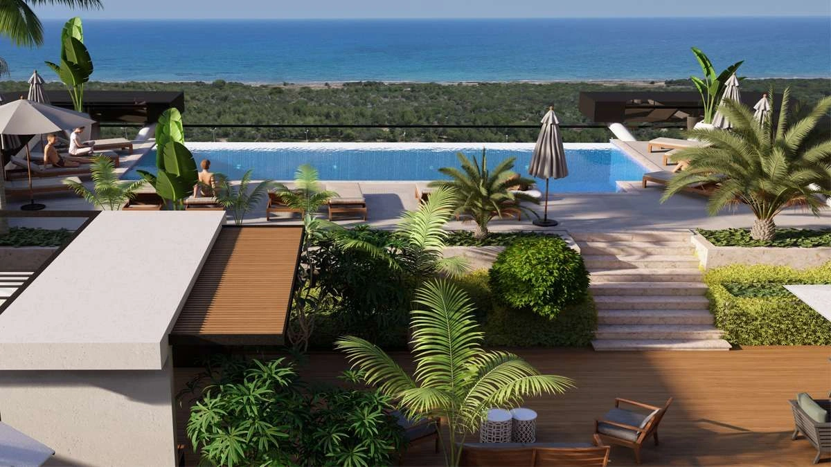 مجتمع آپارتمانی نزدیک لانگ بیچ، قبرس شمالی