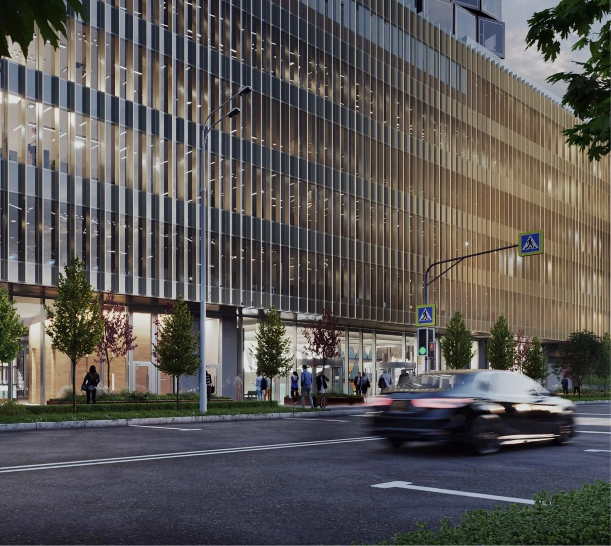 莫斯科库图佐夫大街的多功能综合体