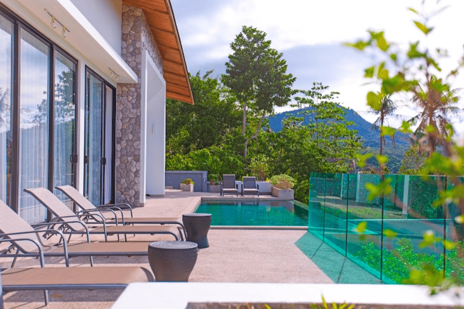 Complex of luxury villas in the center of Koh Samui