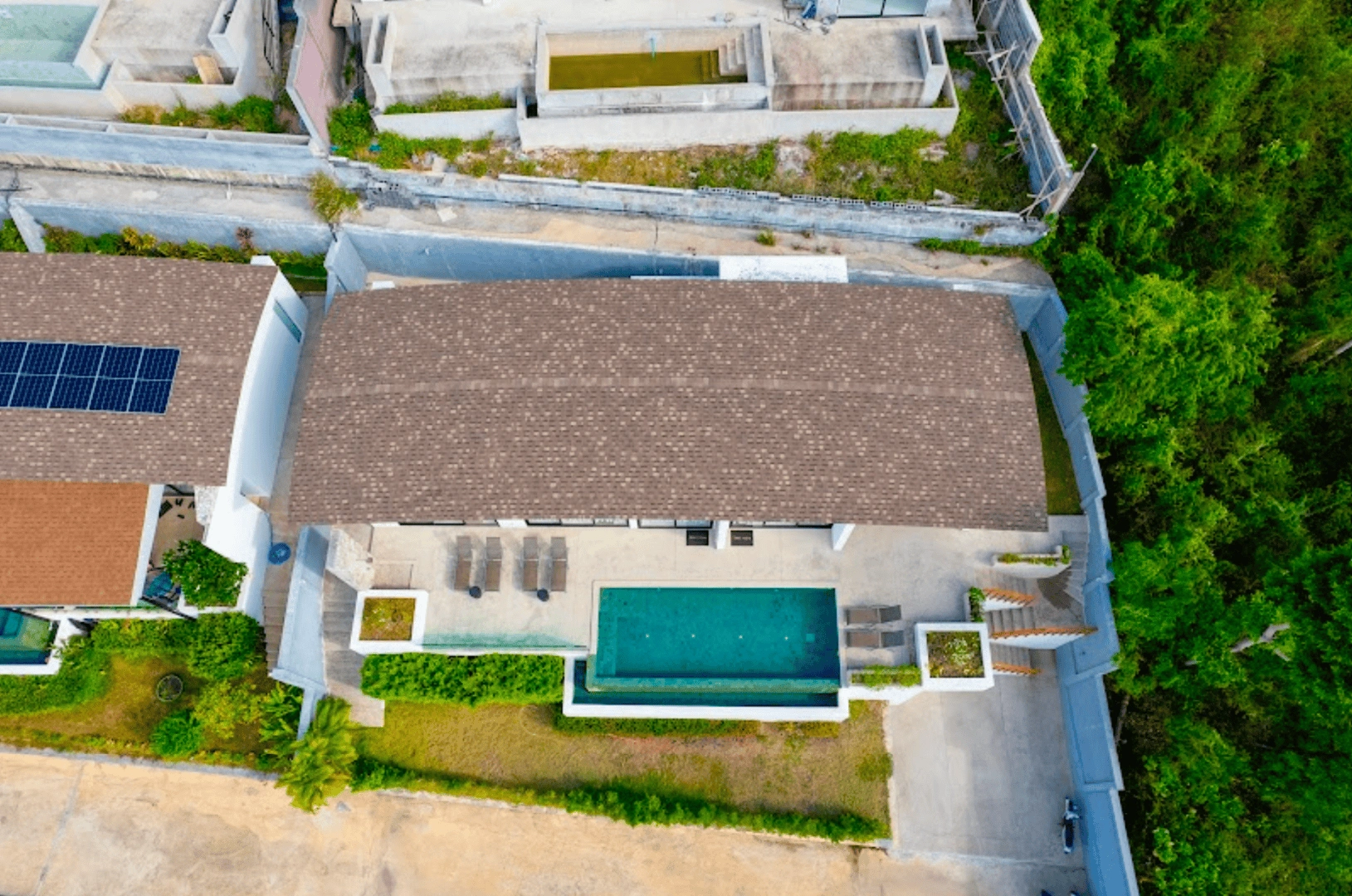 Complex of luxury villas in the center of Koh Samui