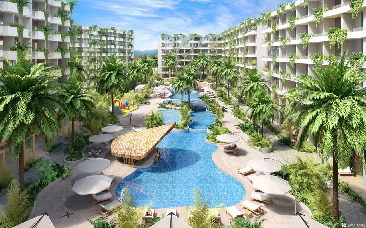 Luxury apartment in Phuket Lagoon of Thailand