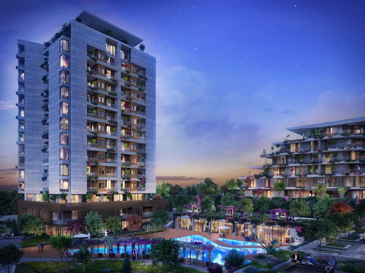 Complex in Cekmekoy area of Istanbul