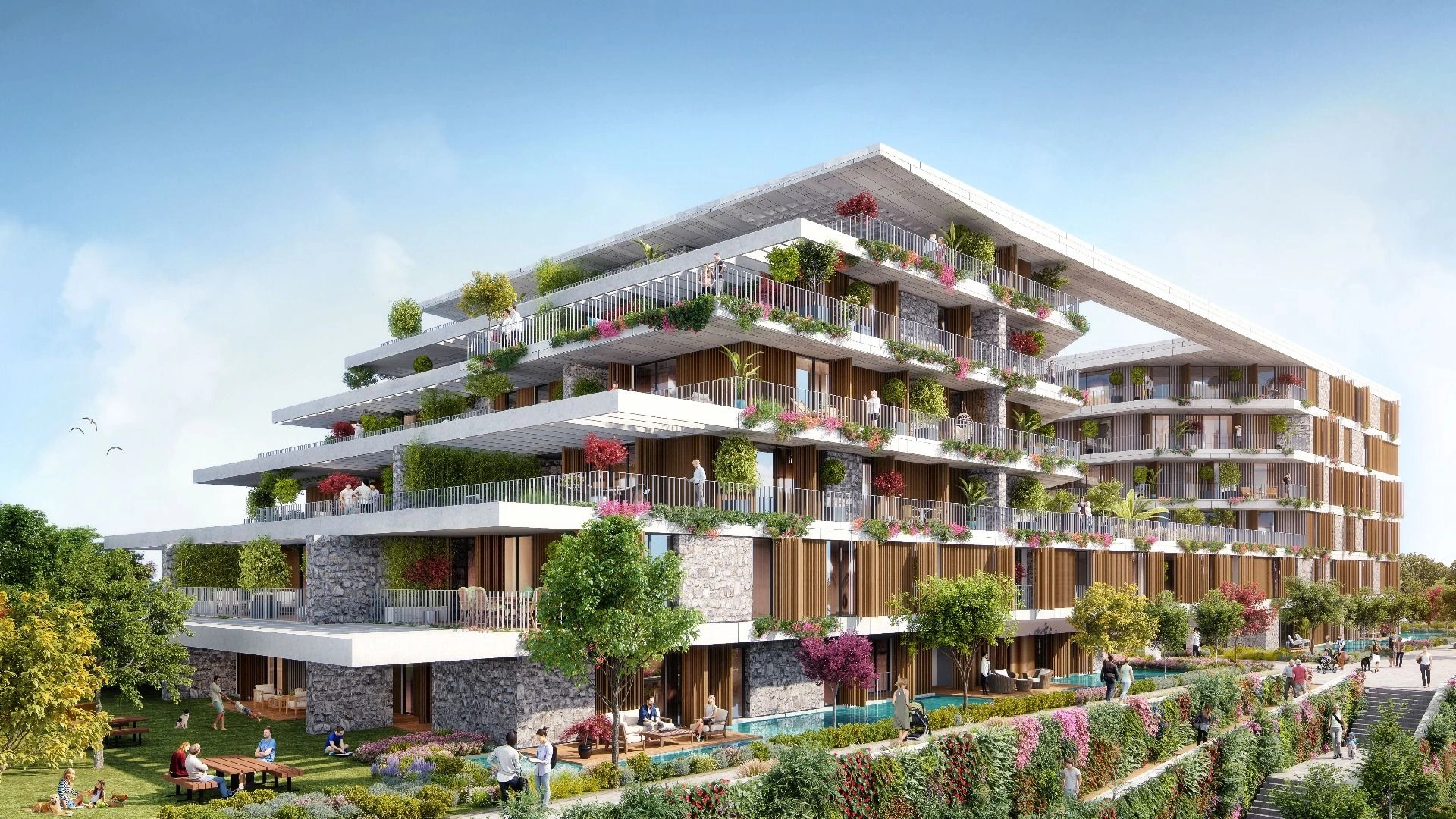 Complex in Cekmekoy area of Istanbul