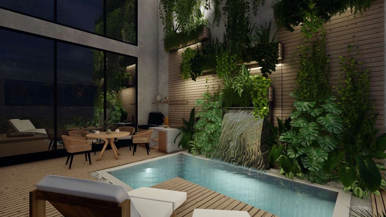 مشروع 4 تاونهاوس في منطقة كانغو، بالي