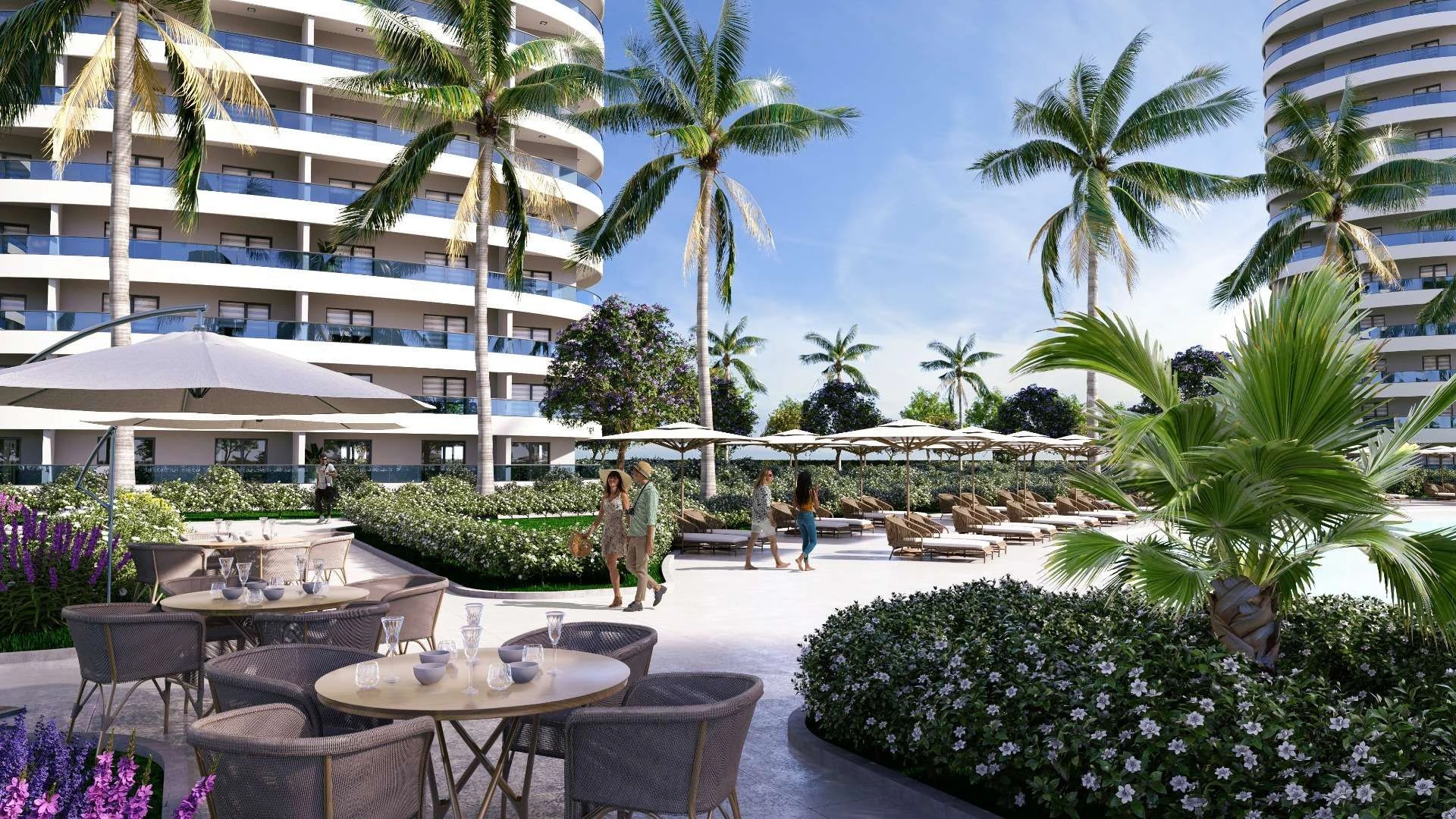 Iskele के Long Beach पर विशेष आवासीय परिसर