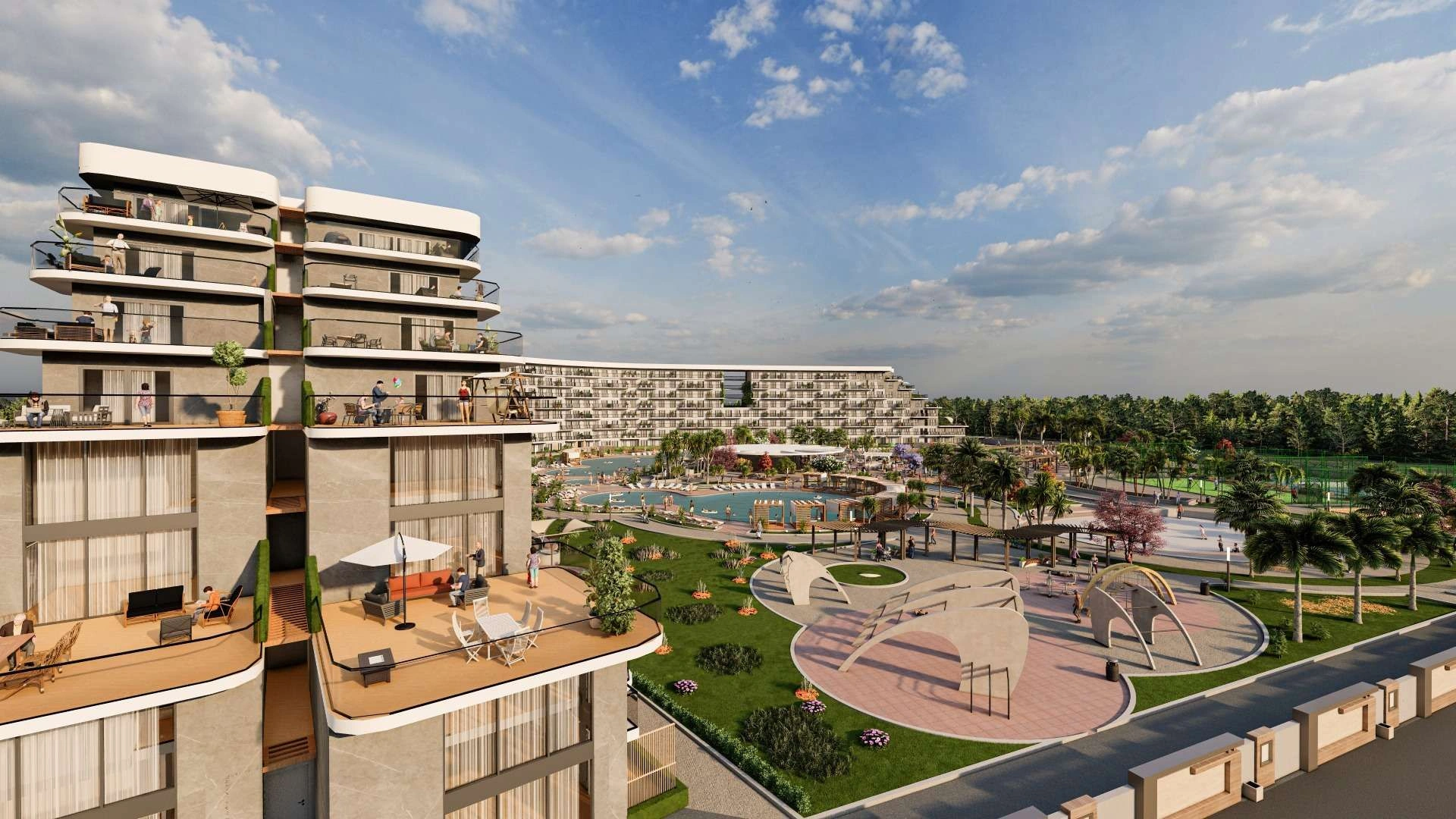 Premium-class complex in Antalya city of Turkey