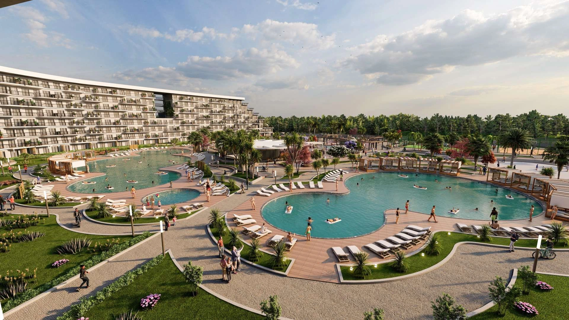 Premium-class complex in Antalya city of Turkey