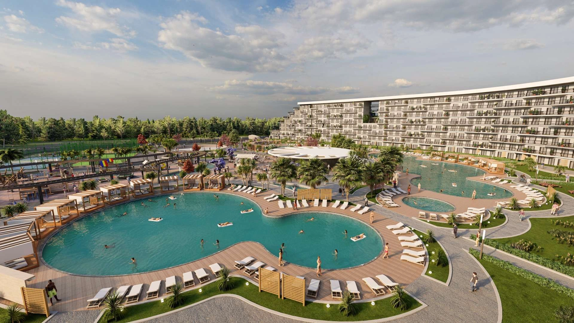 Premium-class complex in Antalya city of Turkey
