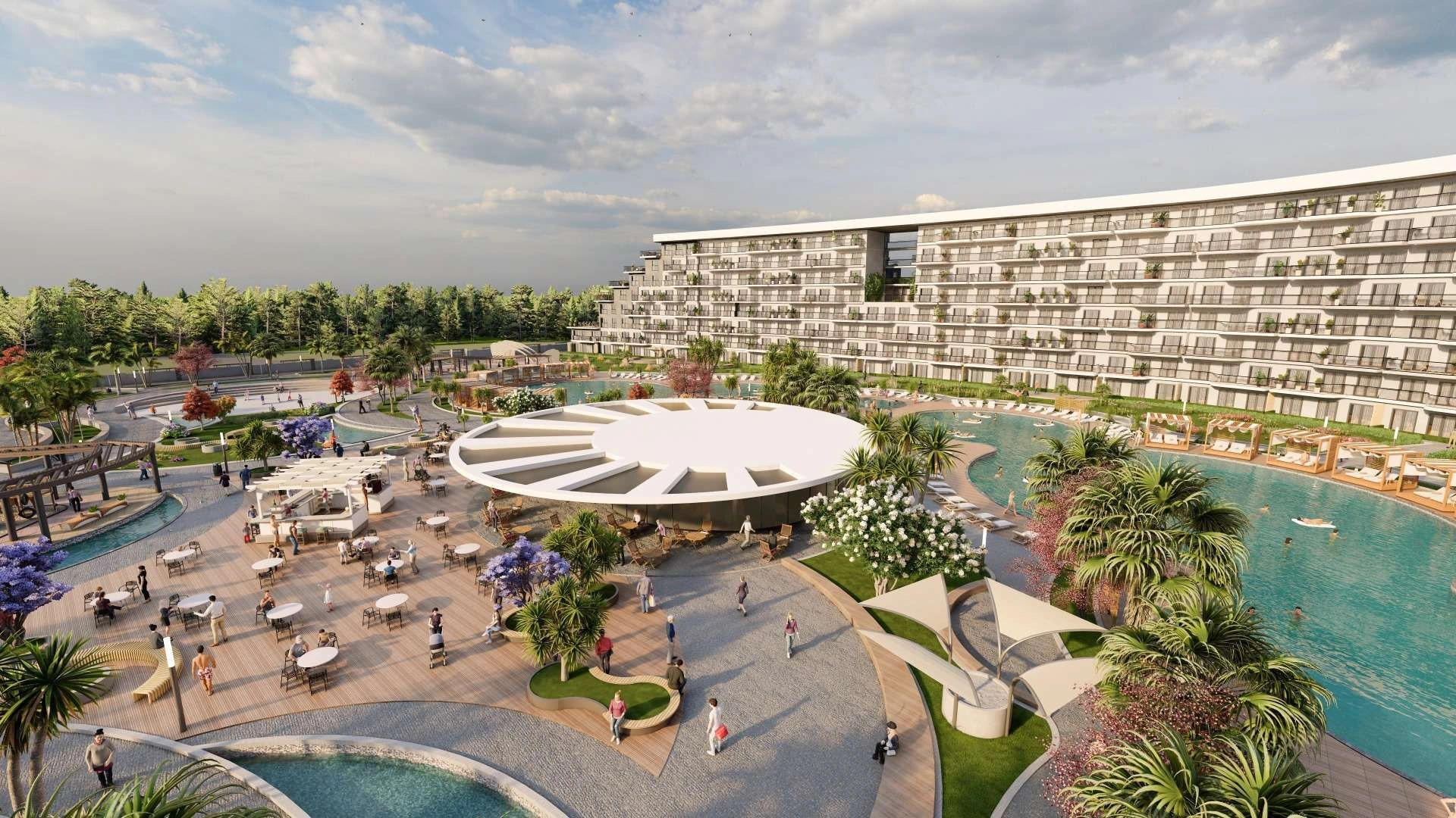 Premium-class complex in Antalya city of Turkey