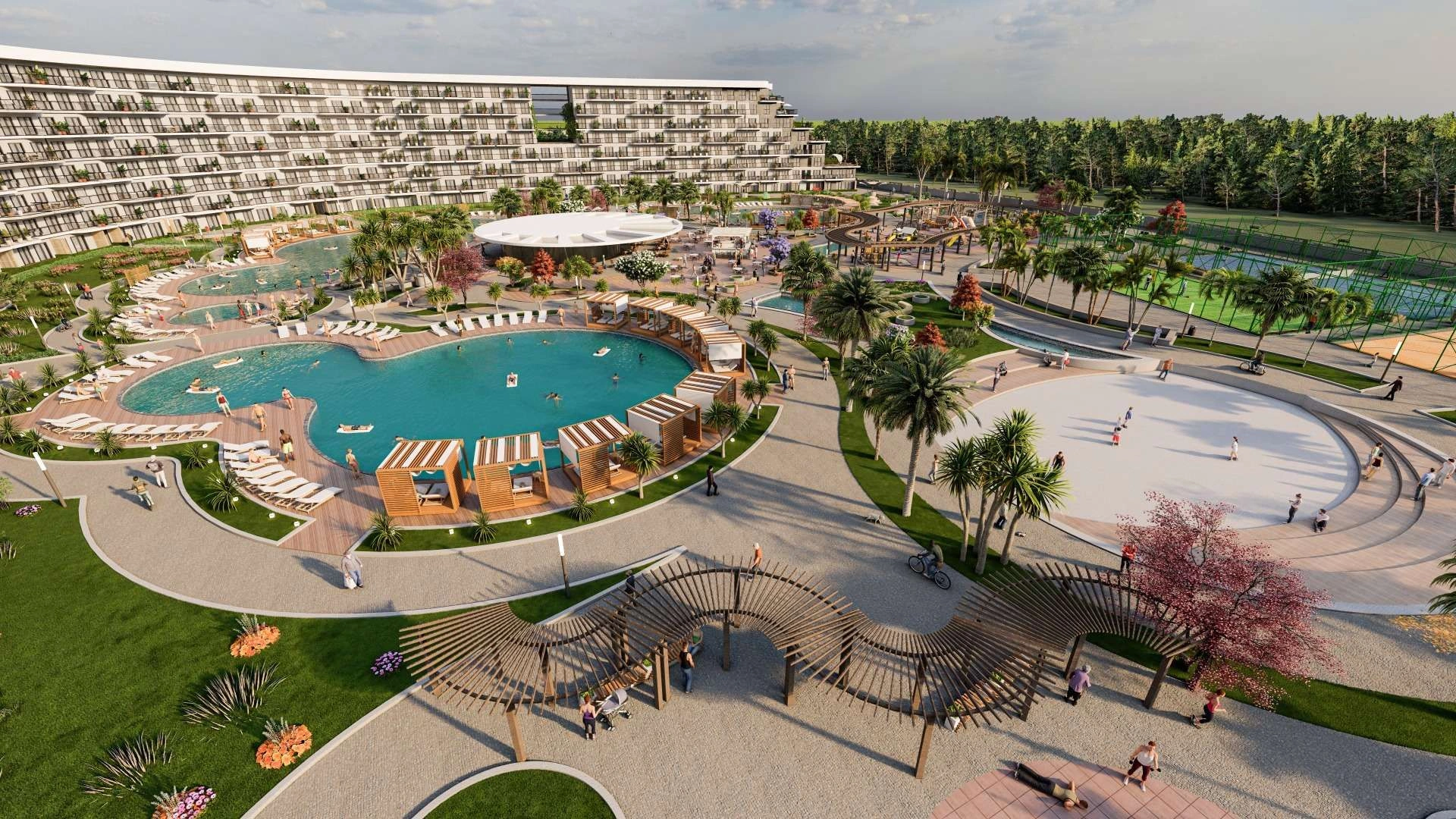 Premium-class complex in Antalya city of Turkey