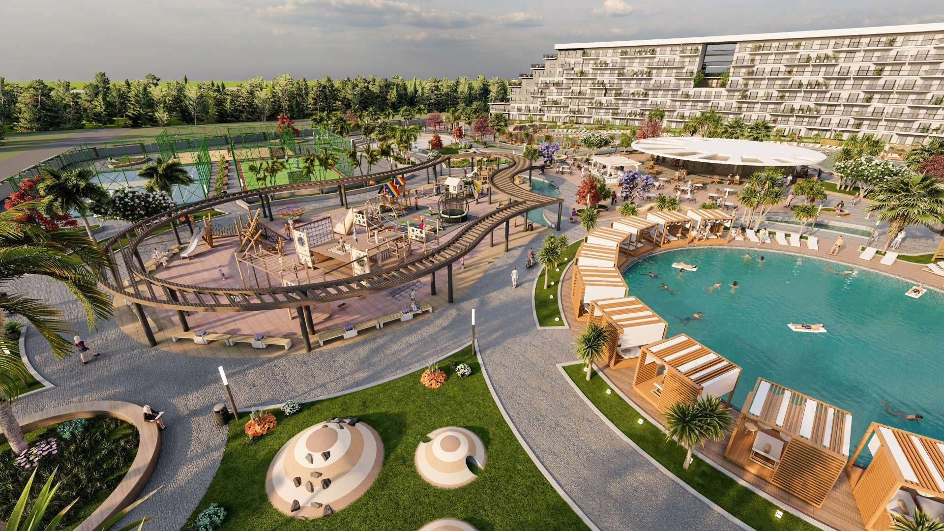 Premium-class complex in Antalya city of Turkey
