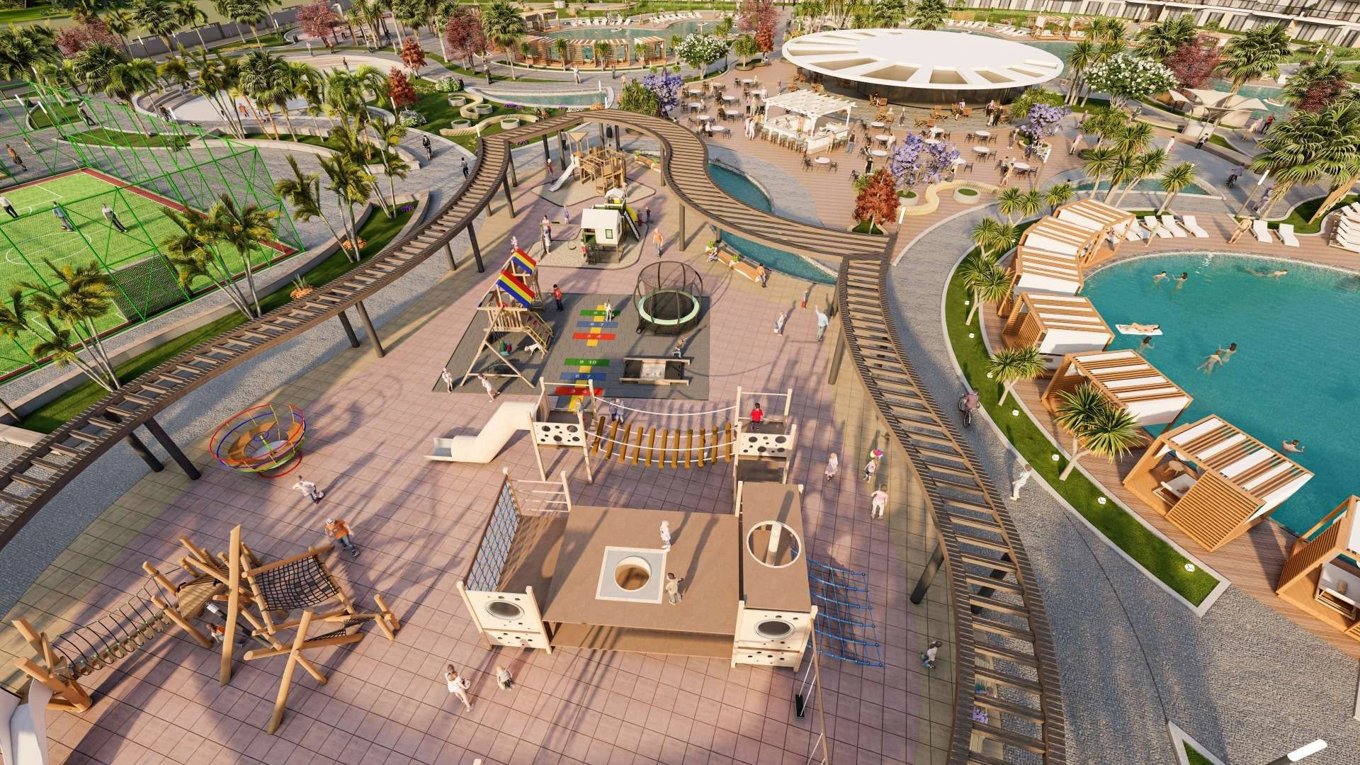 Premium-class complex in Antalya city of Turkey