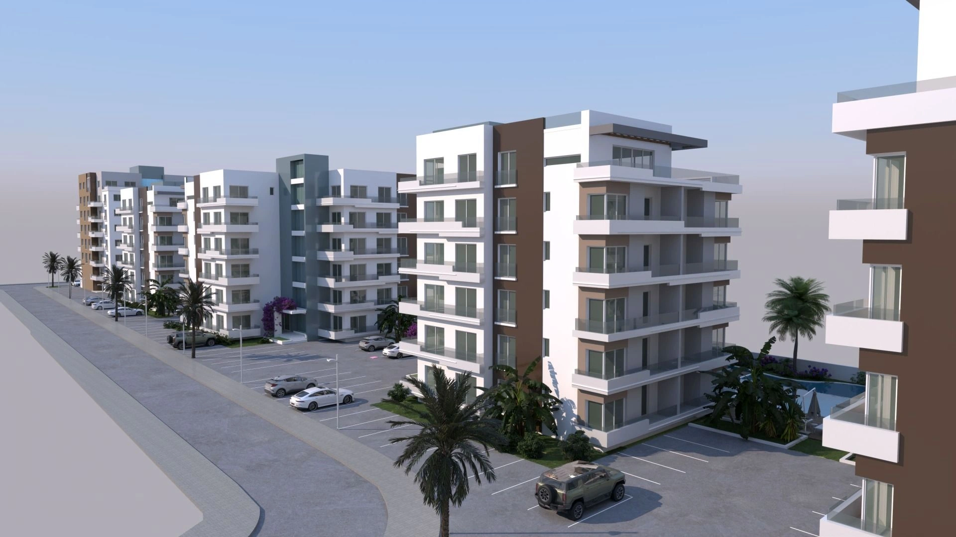 Elite Wohnanlage am Long Beach