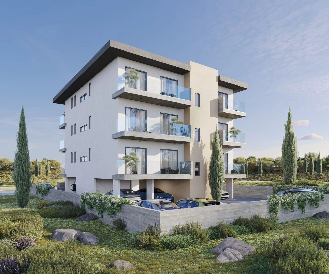 Complex in Paphos, 9 exquisite apartments