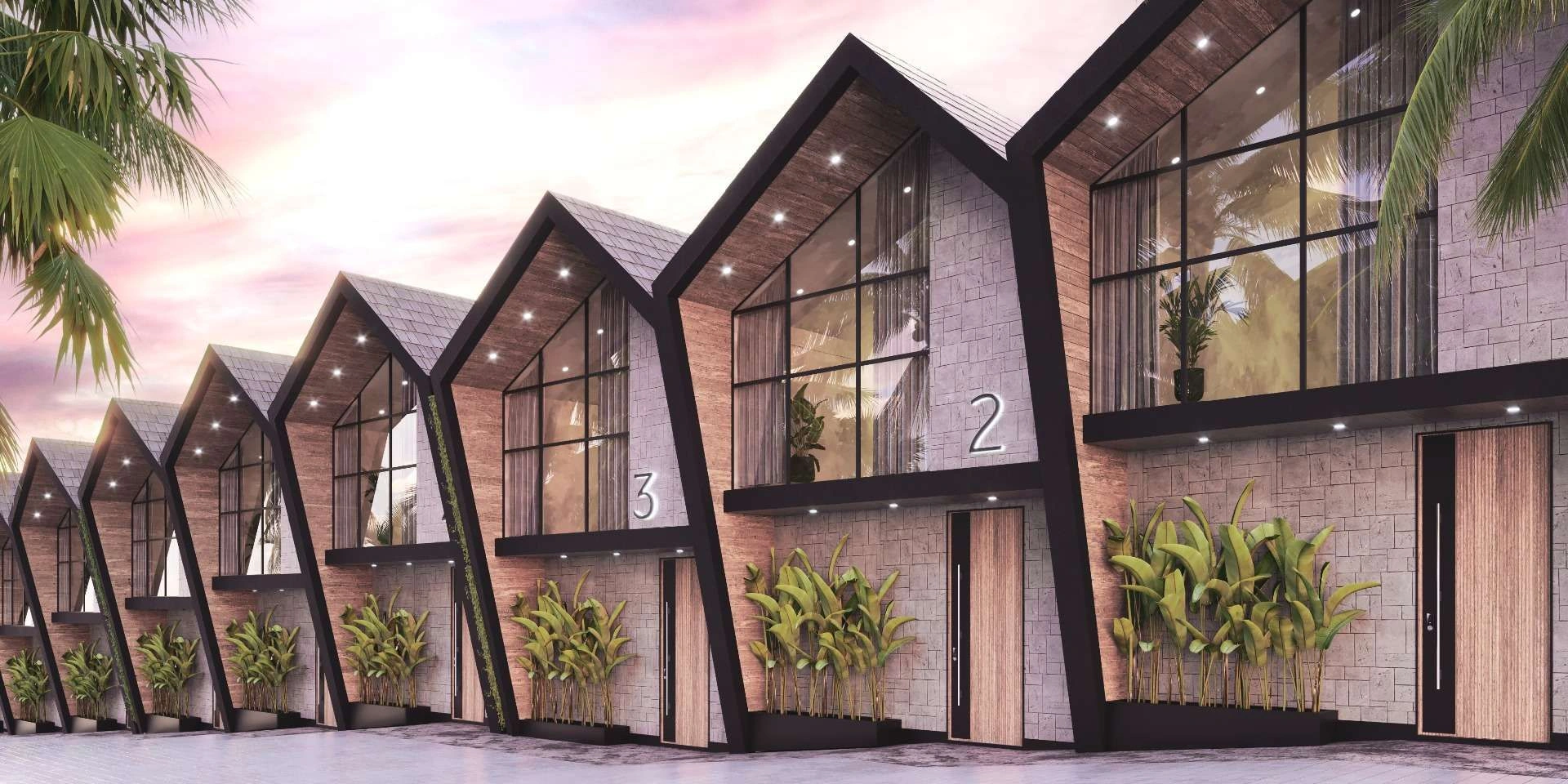 Premium complex of 10 two-bedroom townhouses