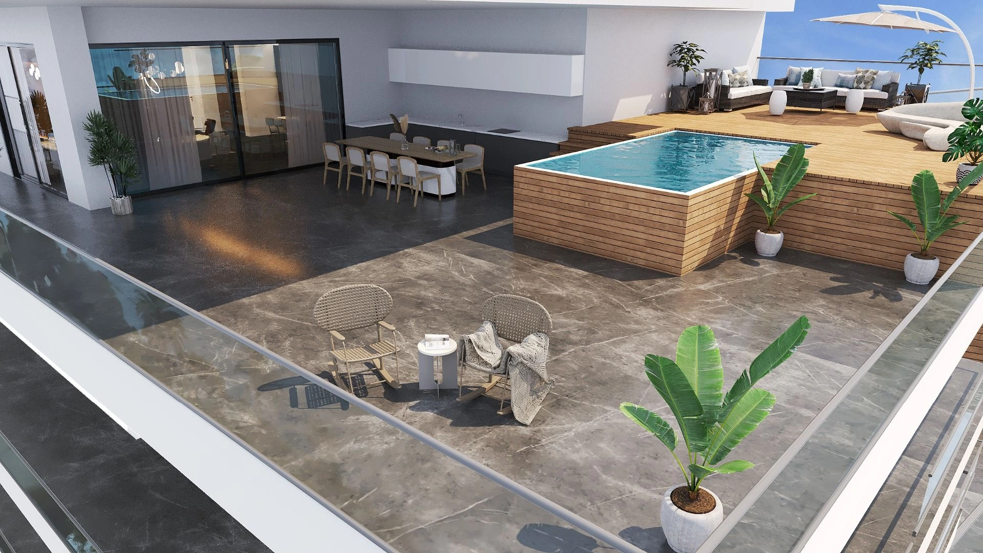 Luxurious complex in the center of Iskele