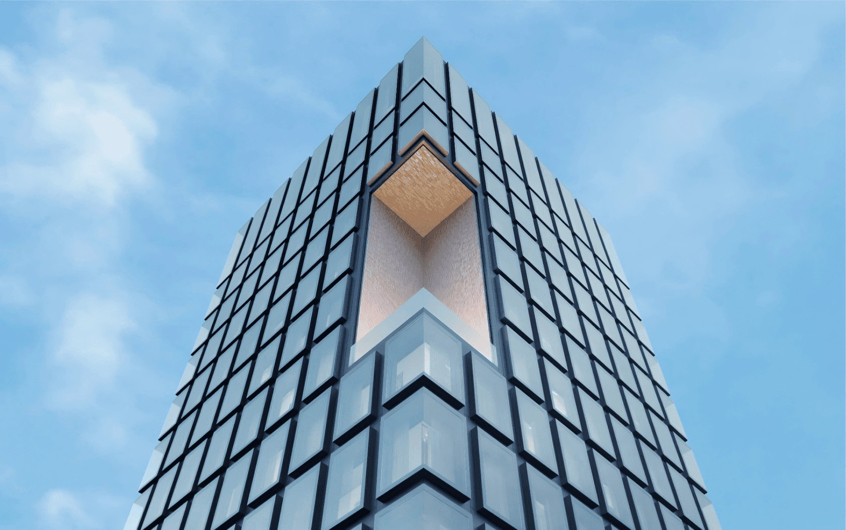 Luxurious modern quarter in premium district of Moscow