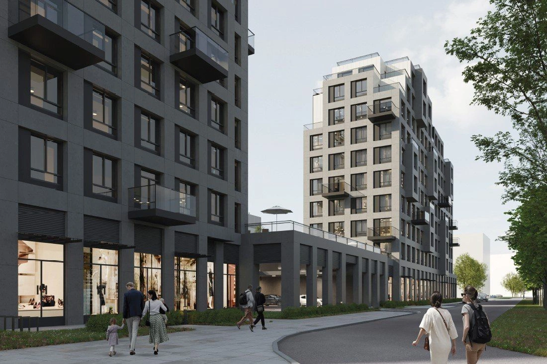 New residential complex in the Krasnogvardeisky district