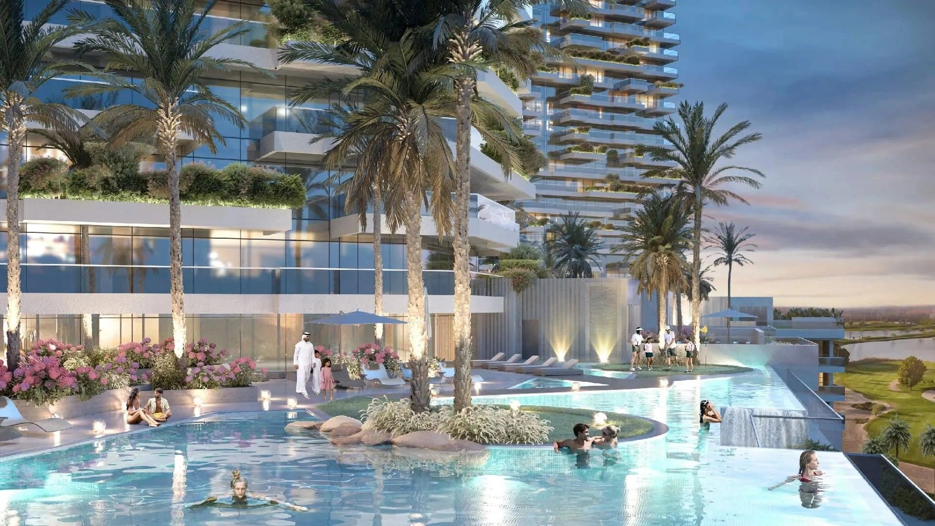 New premium residential complex in the Damac Hills area