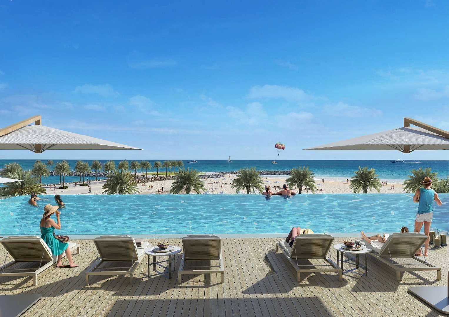 Otel hizmetleri sunan yeni konut kompleksi