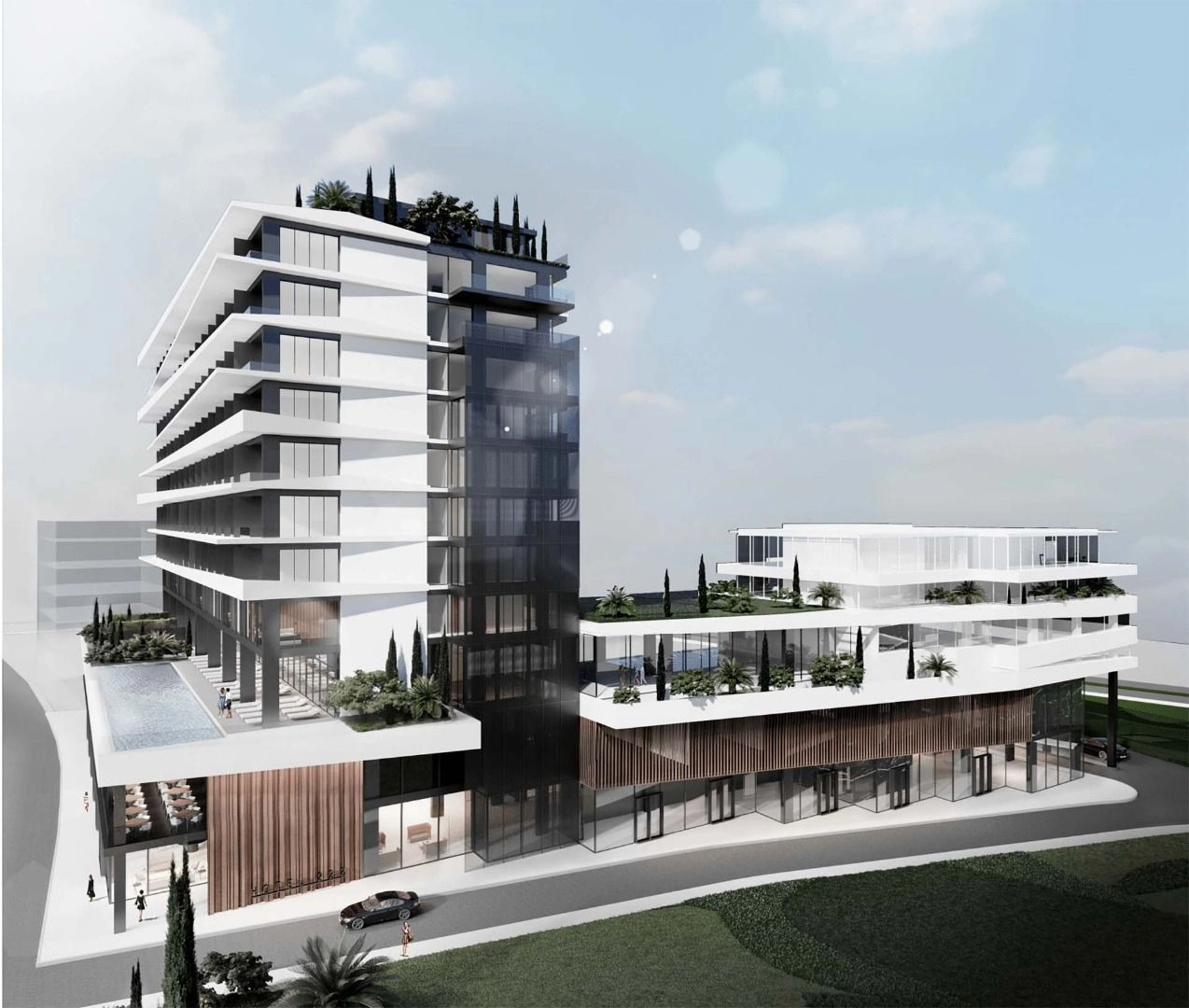 Luxurious 5-star hotel in Budva area of Montenegro