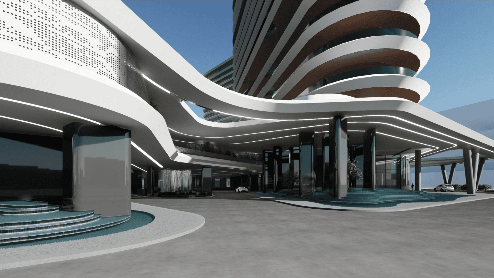 Apartamentos na costa da Ilha Yas
