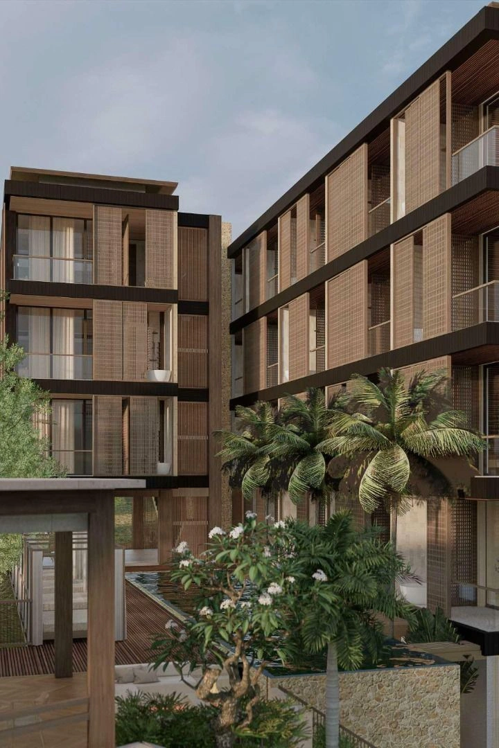 Canggu merkezde premium daireler kompleksi