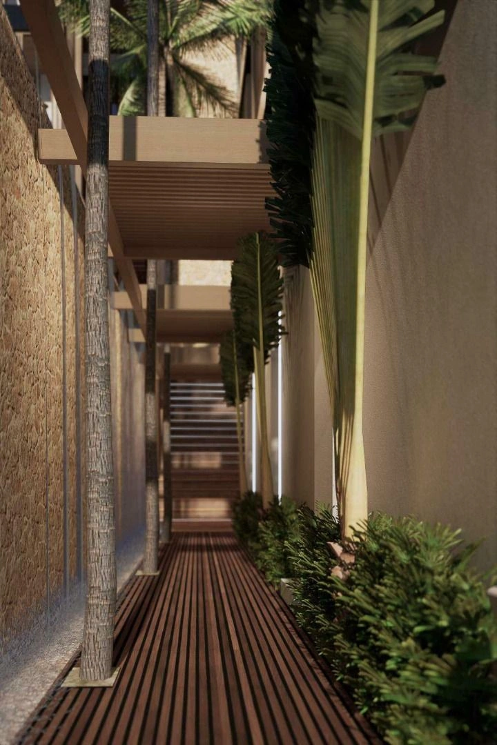 Canggu merkezde premium daireler kompleksi