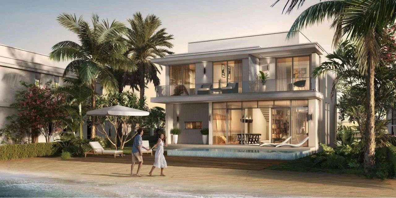 Luxury project on a separate island in Abu Dhabi, UAE