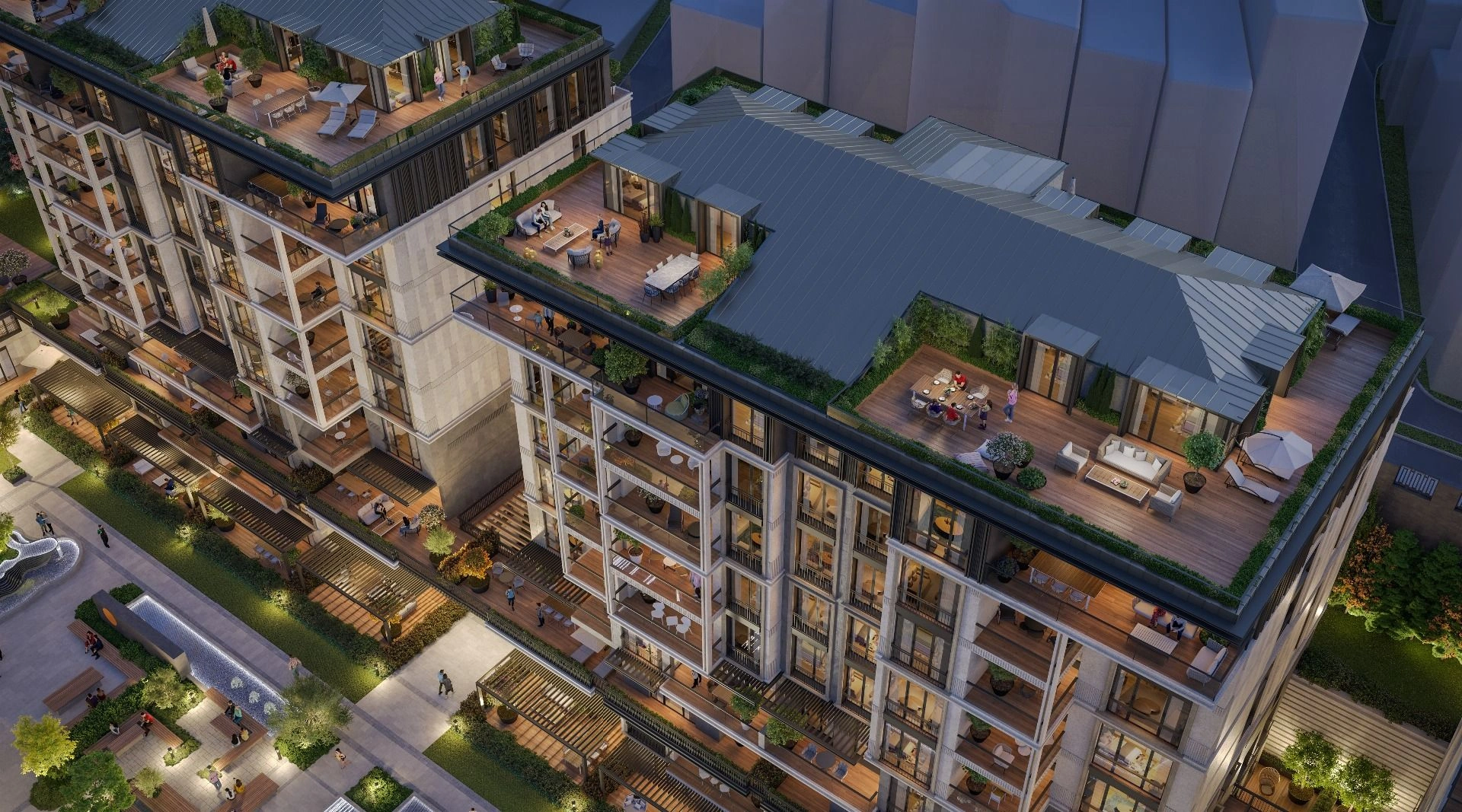 İstanbul'un merkezindeki prestijli konut kompleksi