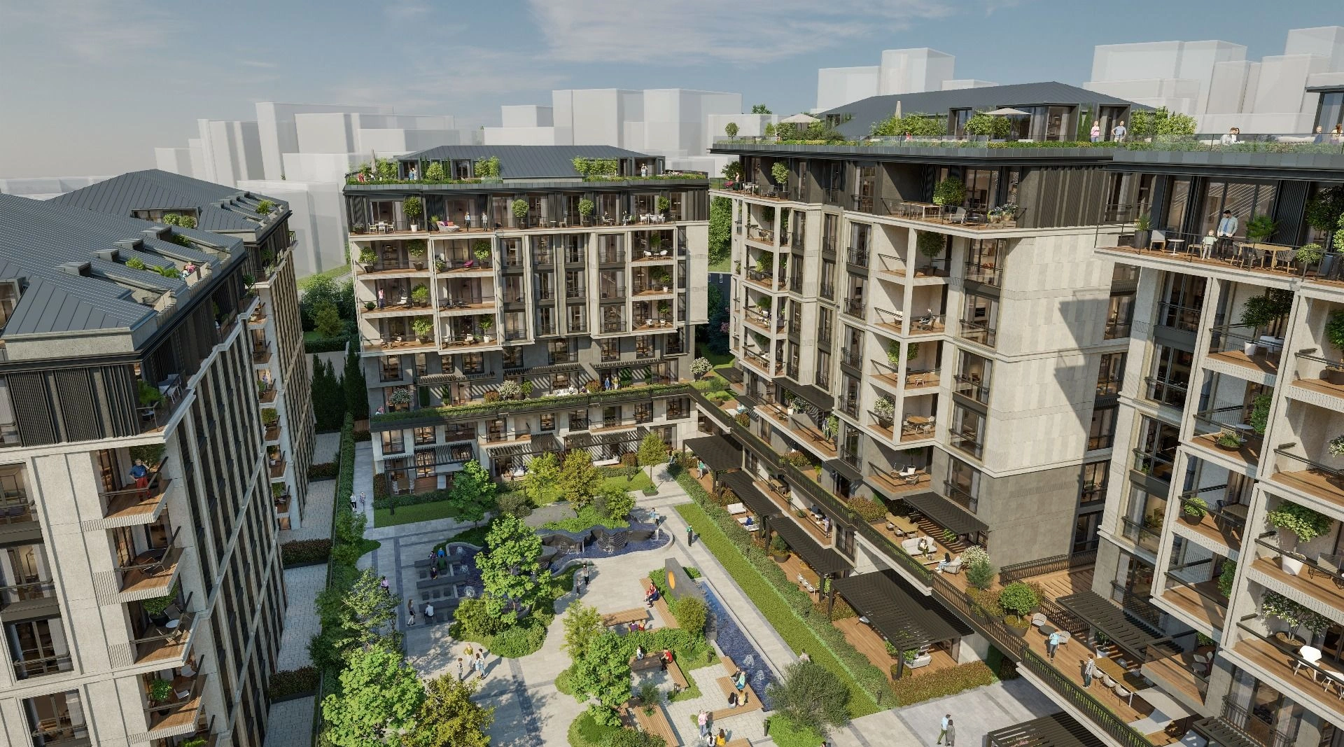 İstanbul'un merkezindeki prestijli konut kompleksi