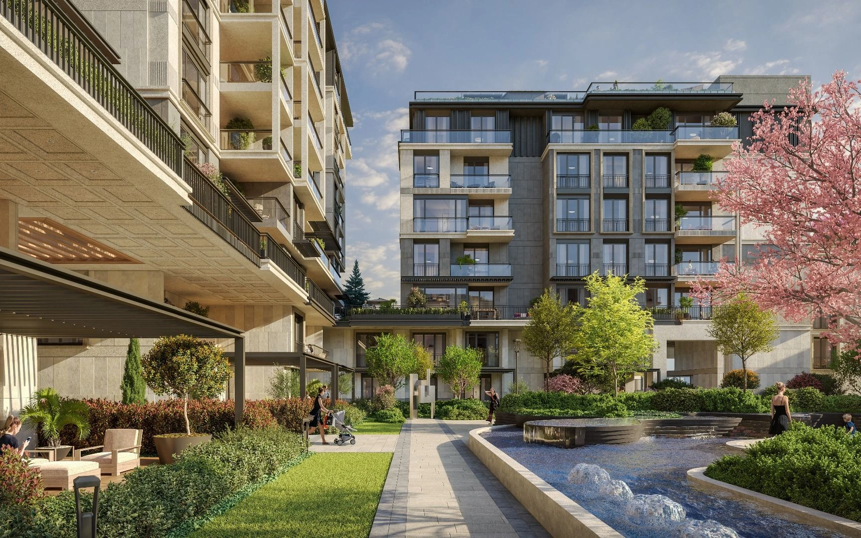 İstanbul'un merkezindeki prestijli konut kompleksi