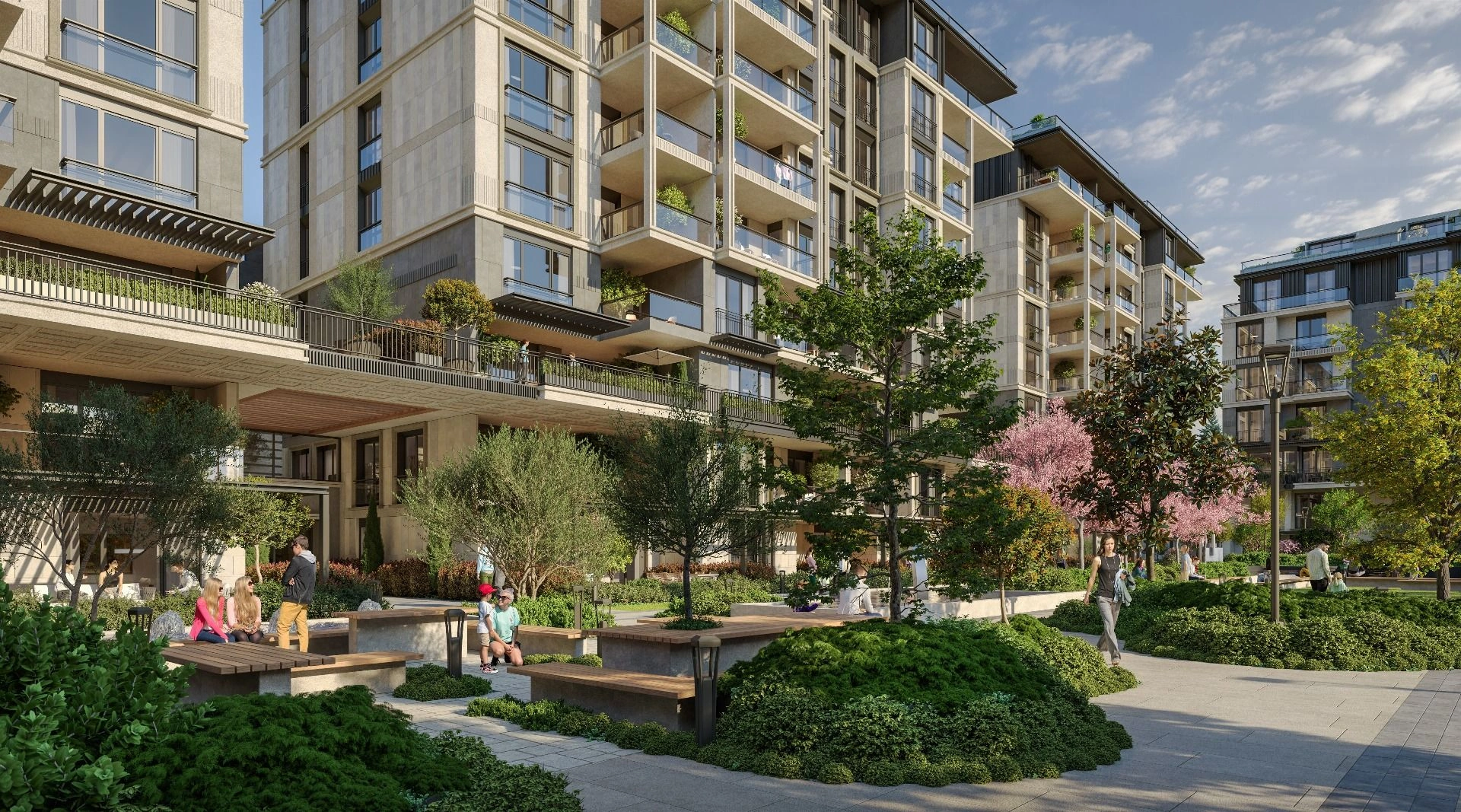 İstanbul'un merkezindeki prestijli konut kompleksi