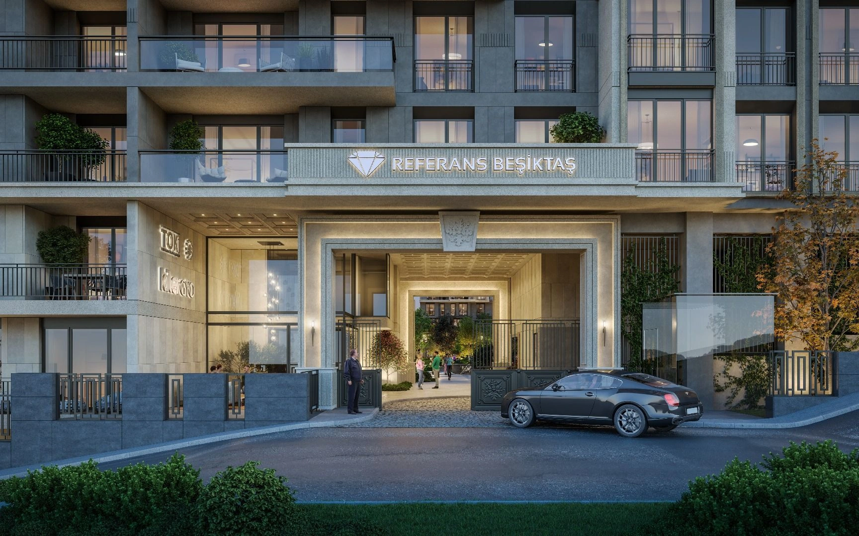 İstanbul'un merkezindeki prestijli konut kompleksi