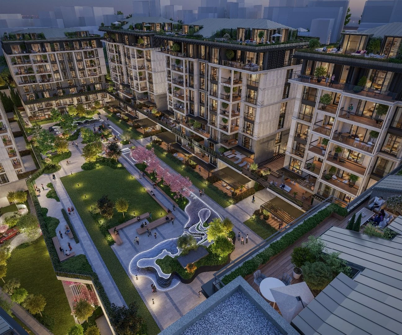 İstanbul'un merkezindeki prestijli konut kompleksi