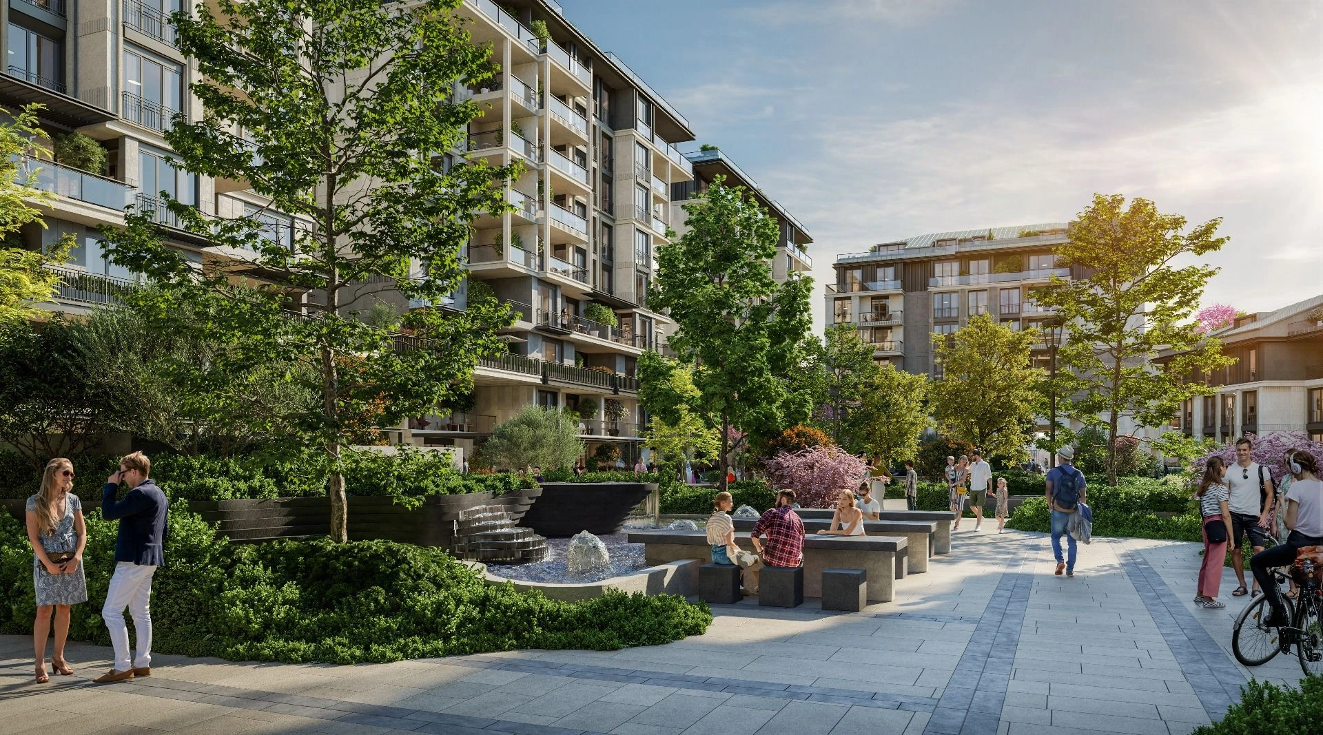 İstanbul'un merkezindeki prestijli konut kompleksi