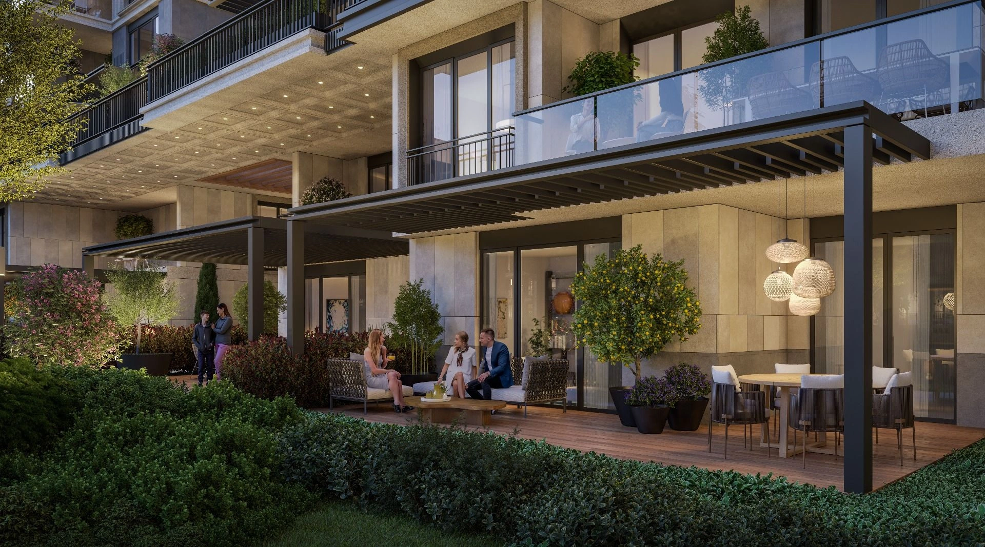 İstanbul'un merkezindeki prestijli konut kompleksi