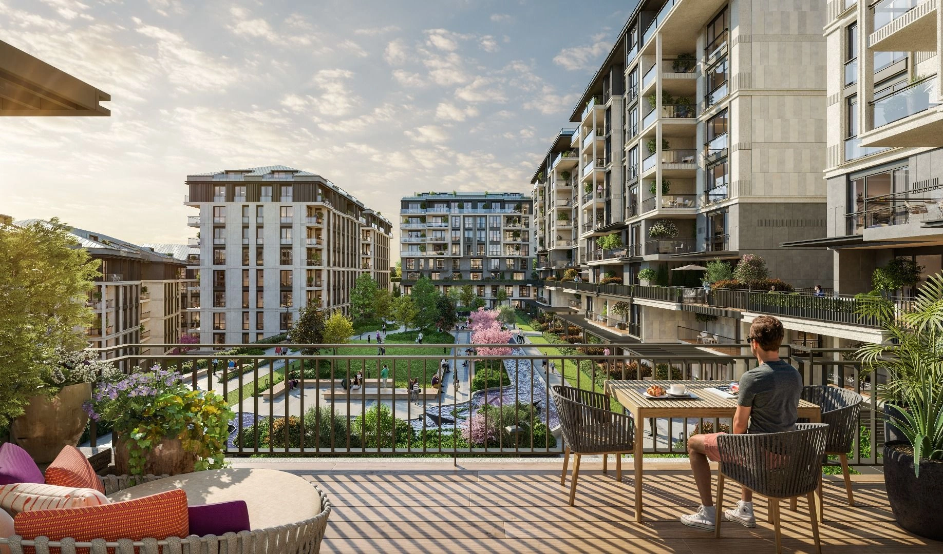 İstanbul'un merkezindeki prestijli konut kompleksi