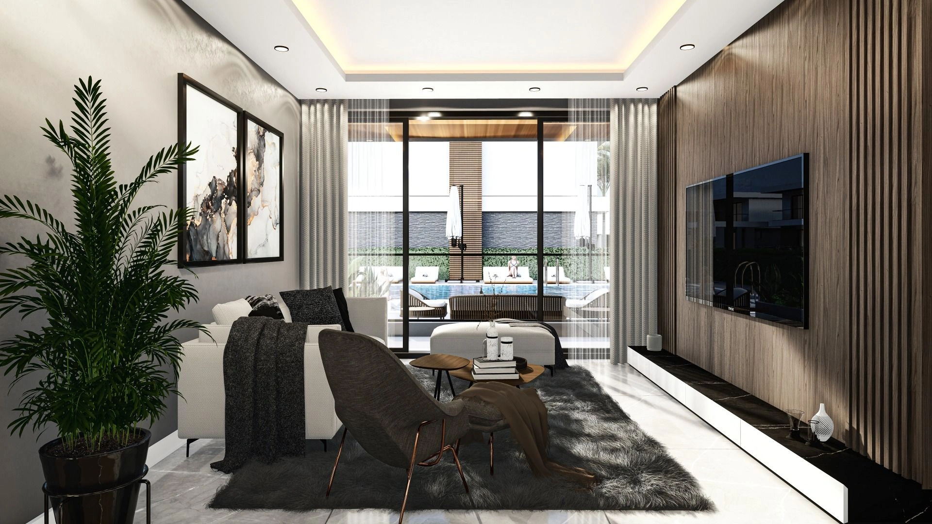 شقق فاخرة على بعد 750 مترًا من ساحل البحر الأبيض المتوسط