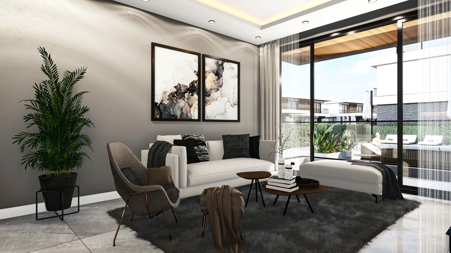 شقق فاخرة على بعد 750 مترًا من ساحل البحر الأبيض المتوسط