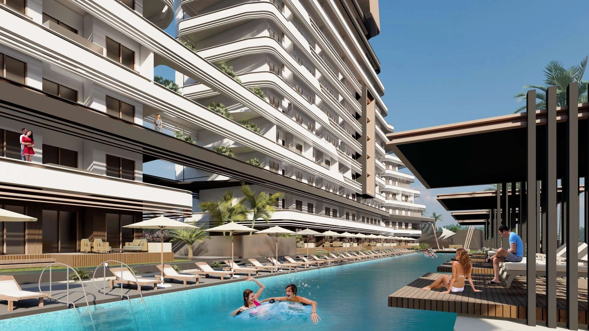 Elite project near Lara beach of Antalya, Turkey